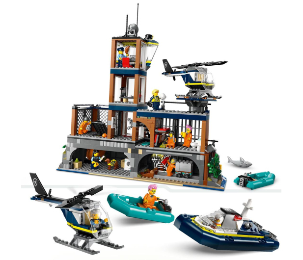 LEGO City 60419 Policja z Więziennej Wyspy - 1203602 - zdjęcie 4